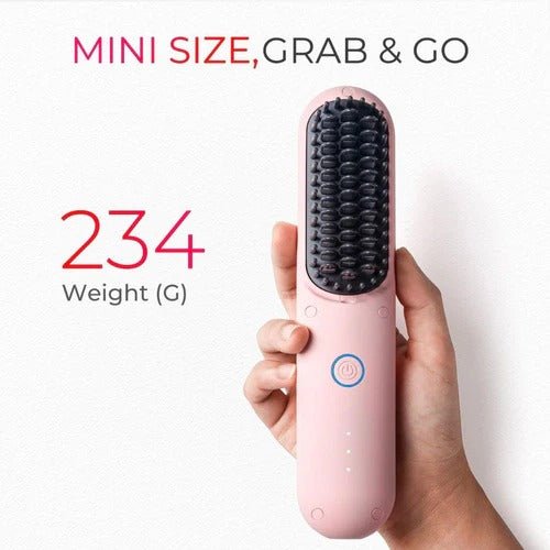 SleekStyle – 3-in-1 Heat Brush for Smooth, Frizz-Free Hair