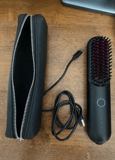 SleekStyle – 3-in-1 Heat Brush for Smooth, Frizz-Free Hair