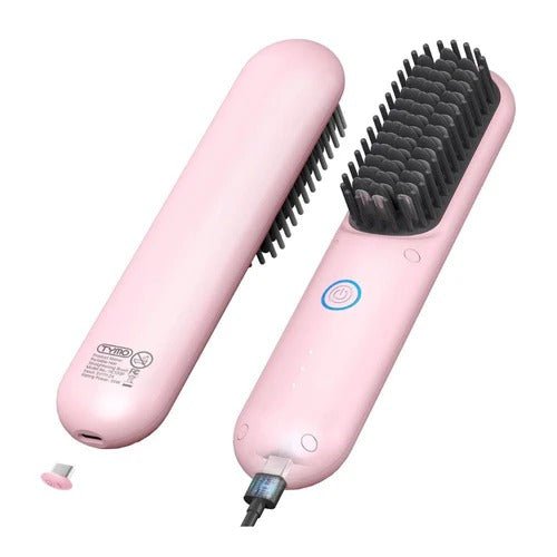 SleekStyle – 3-in-1 Heat Brush for Smooth, Frizz-Free Hair