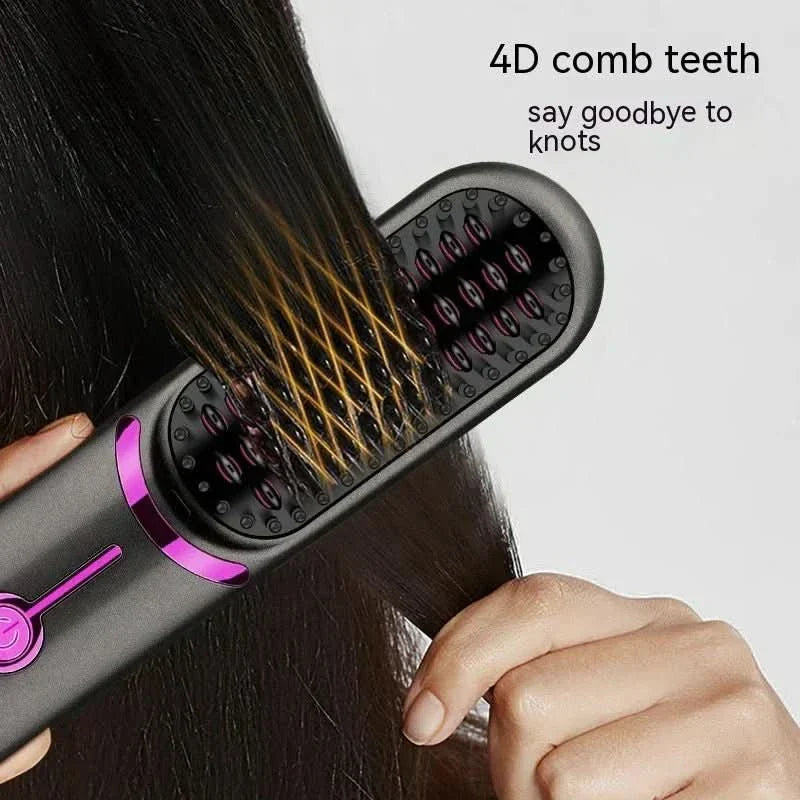 Tima Styler – Wireless Hair Straightening Brush for Smooth, Frizz-Free Styling